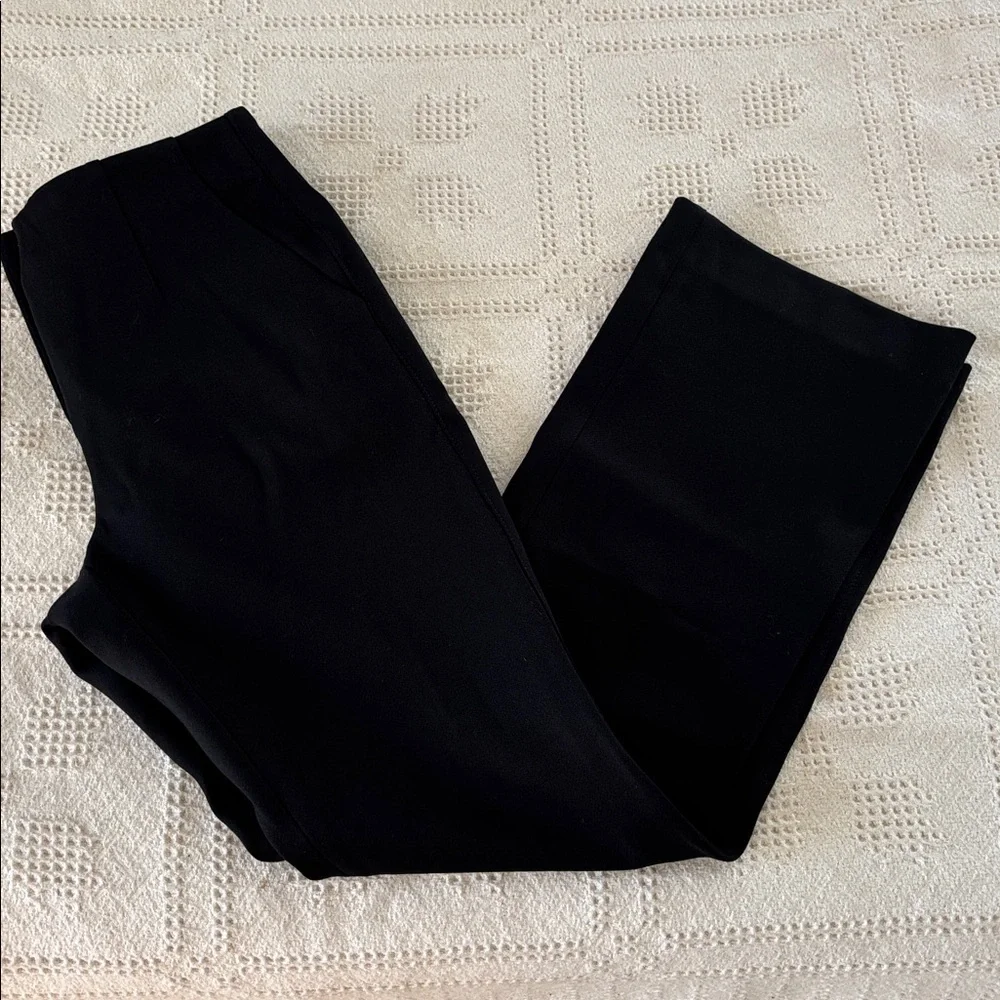 WHBM Black Stretch Extra High-Rise Slim Boot Trouser Size 6P NWT‎